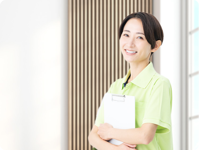 生活支援員から管理者へキャリアアップした女性