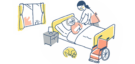 家族の介護や看護、私傷病などで長期休業が必要な場合、有給の特別休暇を取得可能。ライフイベントに対応。