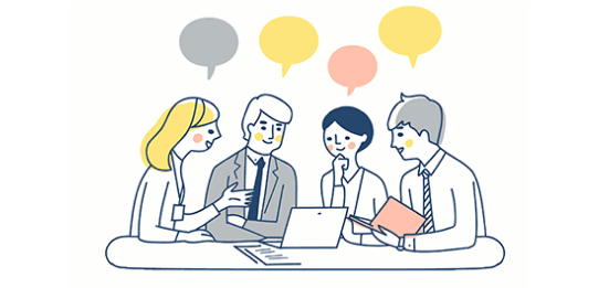 職場内でのハラスメント防止を目的としたポリシー策定や教育を実施。安心して働ける環境を提供。